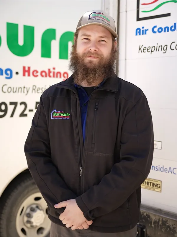 Garrett Rains, Service Technician at Burnside Air Conditioning, Heating & Plumbing
