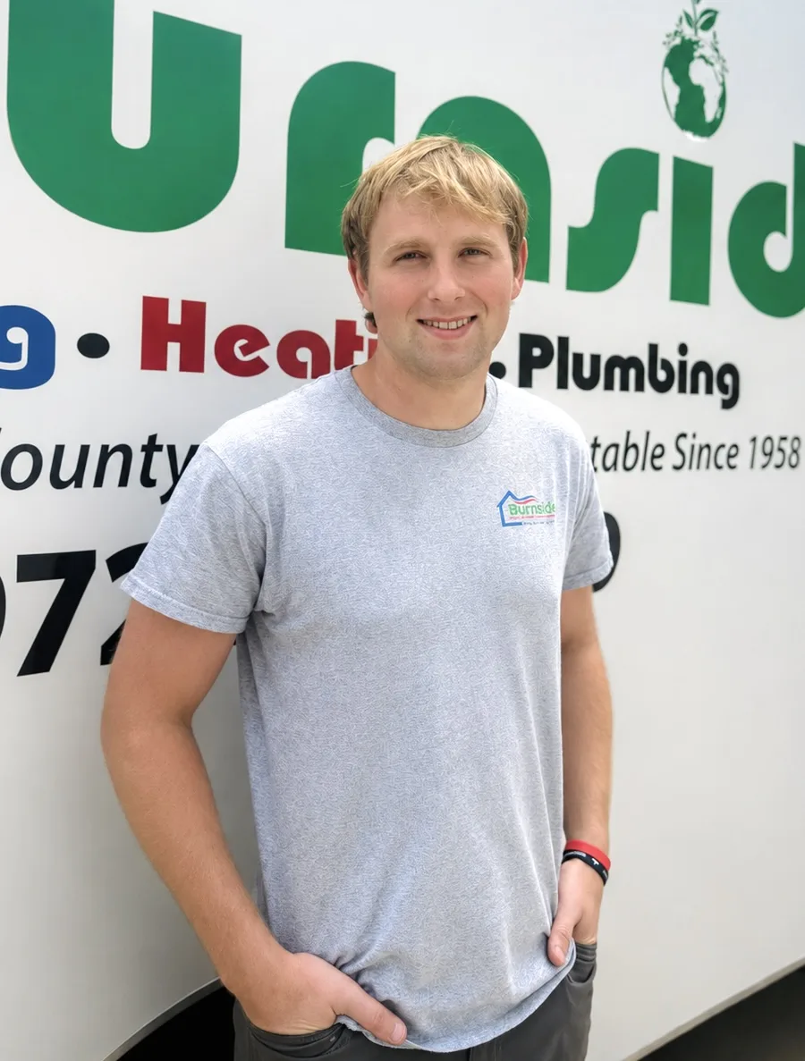 Noah Vrba, Plumbing Apprentice at Burnside Air Conditioning, Heating & Plumbing