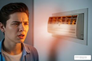 AC blowing warm air